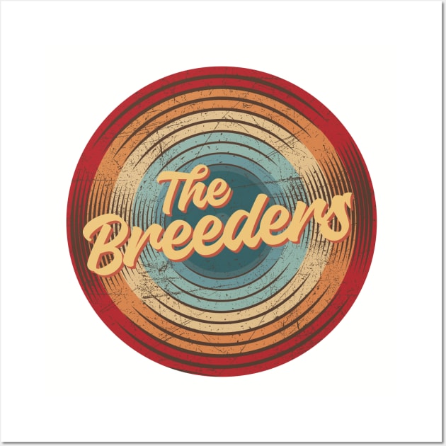 the breeders vintage circle Wall Art by musiconspiracy